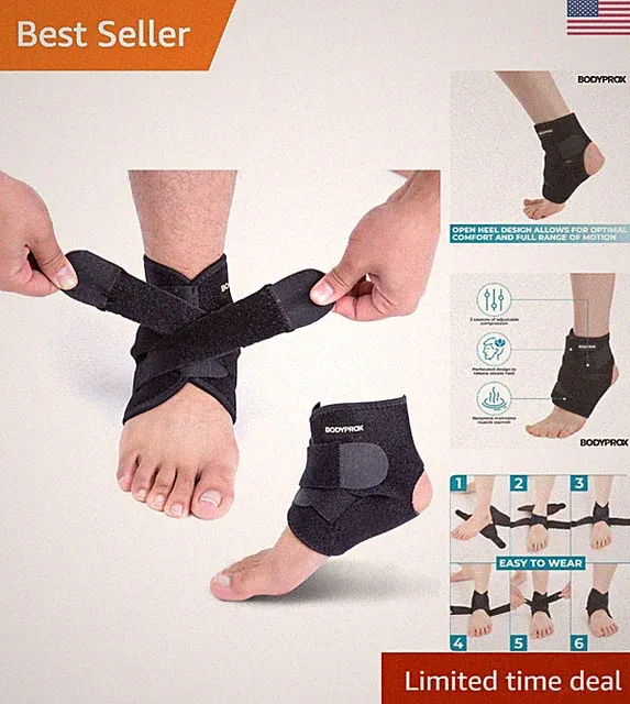 Adjustable Ankle Support - Ideal for Basketball, Running, and More!
