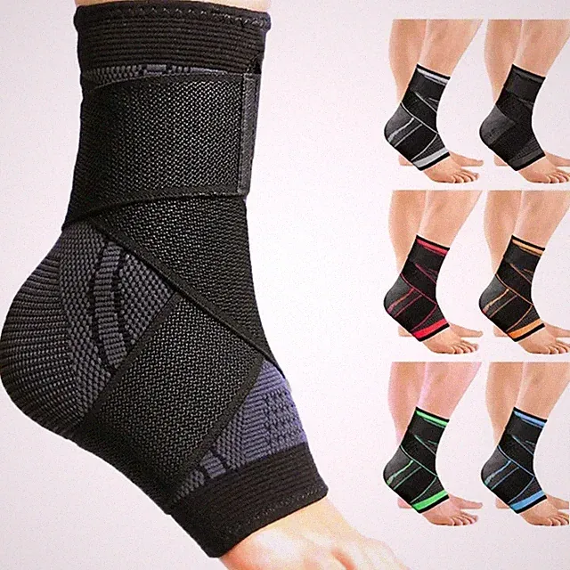 Adjustable Sports Ankle Support Compression Ankle Brace Protector Running Soccer