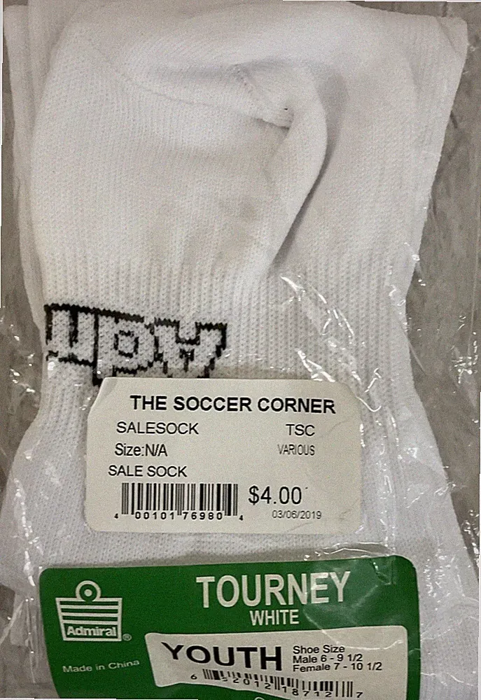 youth soccer mid calf socks