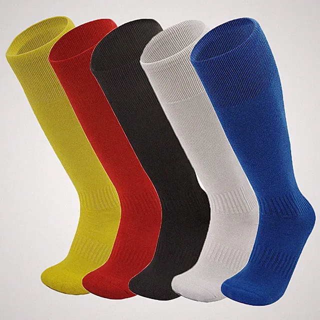 Adult Long Knee High Athletic Sports Socks for Football Soccer Baseball Softball