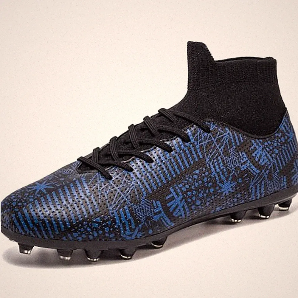 Adult Soccer Cleats Men Lightweight Football Boots Breathable Professional Sn...