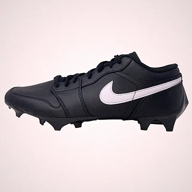 Air Jordan 1 Low Panda Black Football Cleats, Size 12.5 BNIB FJ6245-001