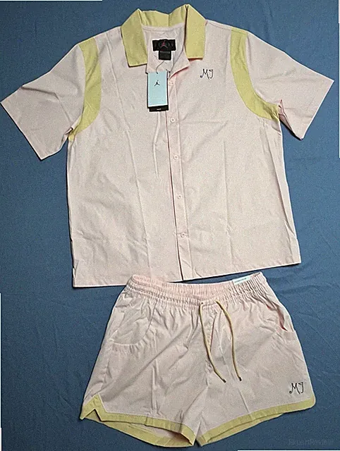Air Jordan 2 Piece Women's Large Pink Shirt & Shorts Jumpman FLIGHT CLUB MJ Rare