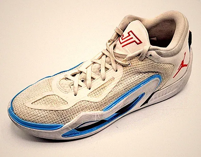 Air Jordan Tatum 1 St. Louis Archer Ave White Blue Red Colorway Mens 12 Sneakers