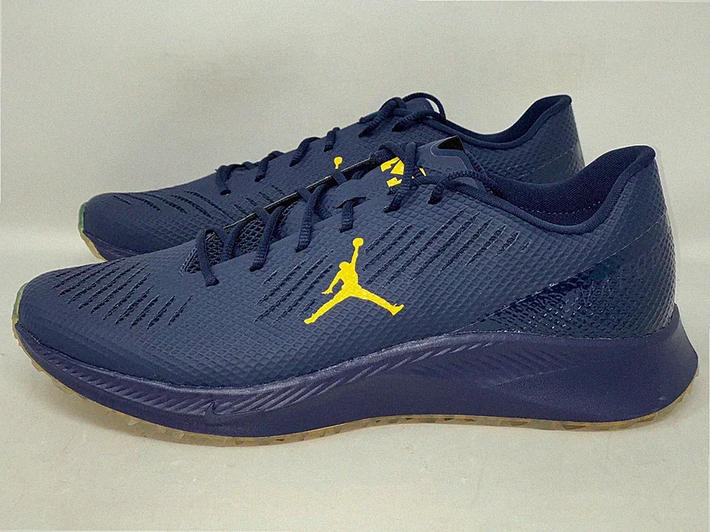 Air Jordan Vapor Edge Turf 'Michigan Wolverines' Cleats, Size 15 BNIB CV1670-400