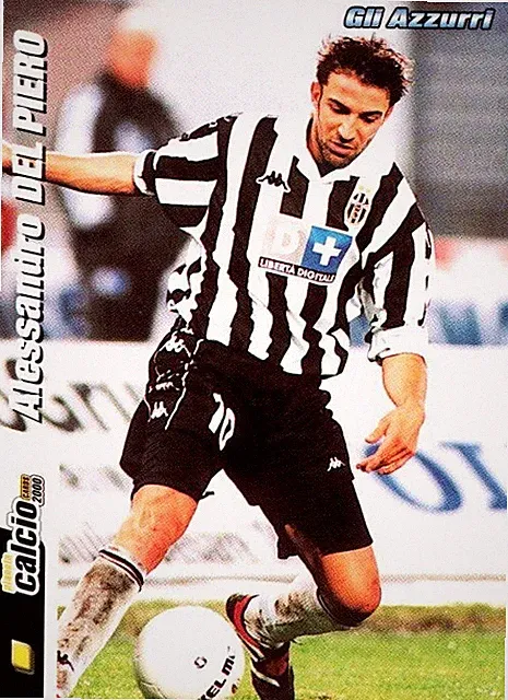 ALESSANDRO DEL PIERO #101 vintage soccer card single DS Calcio 2000 free ship