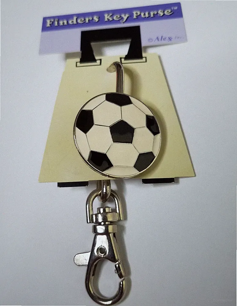 Alexx Finders Key Purse SOCCER BALL 3.5" Length New