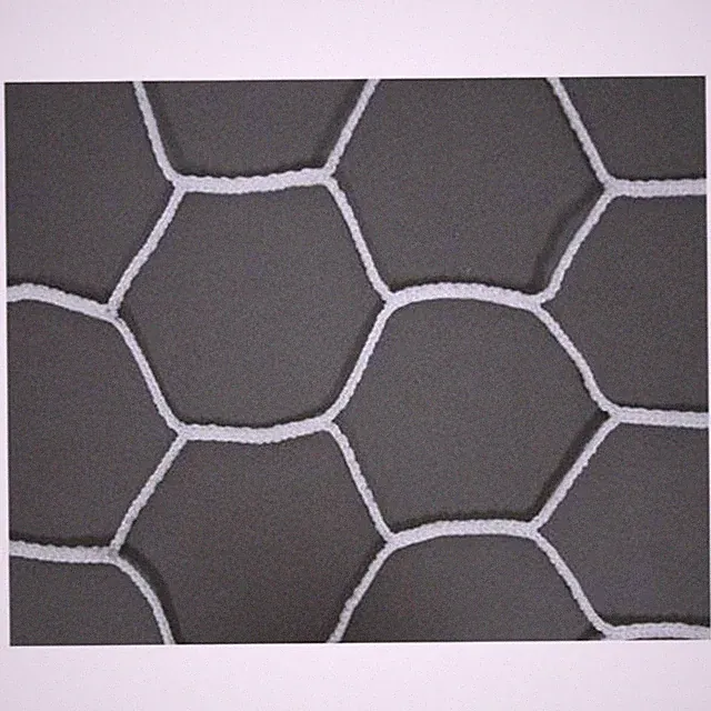 Alumagoal Hexagonal Soccer Net - 8'H x 24'W x 4.5'D x 10'B (Pair)