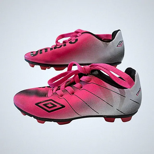 Ambro Kids Size 13 Youth Soccer Cleats Shoes Boys Girls Athletic Pink