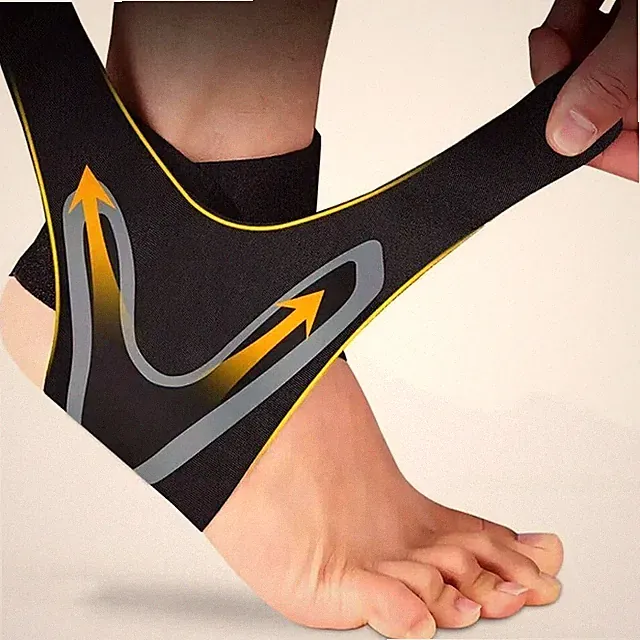 Ankle Brace Support Compression Sleeve Breathable Running Football Cycling