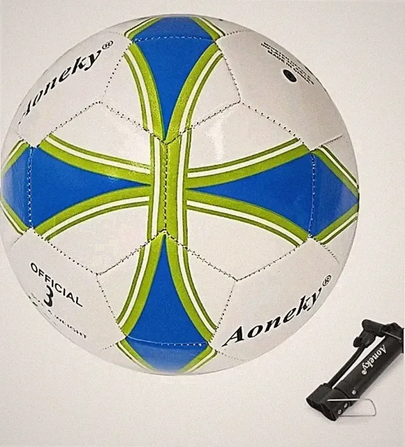 Aoneky Size 3 Toddler-8y Traditional Soccer Ball - Ships Deflated, Pump Included
