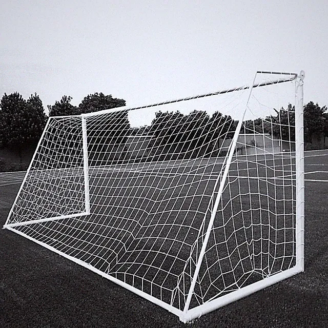 Aoneky Soccer Goal Net - 24 x 8 Ft - Full Size 24 x 8 - 2 mm Cord, White