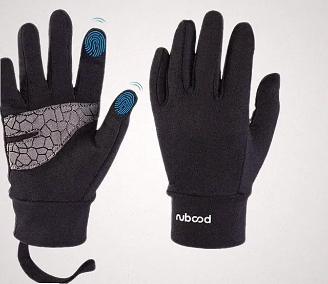 Ararxis Youth Touch Screen Winter Gloves Black Size 5/6