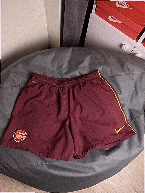 ARSENAL FOOTBALL SHORTS 2006 ORIGINAL NIKE 381710-600 SIZE XL