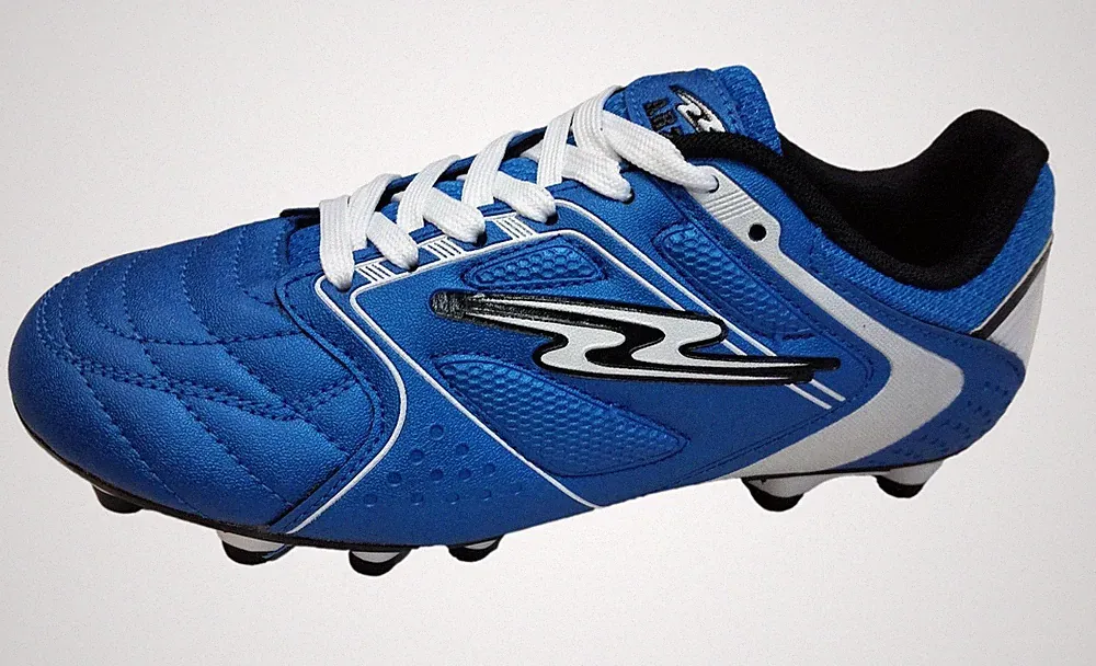 Arza Furios Firm Ground Soccer Shoes Royal Blue/White For Adult(Soccer Cleats)