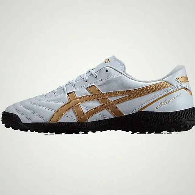 Asics C3 TF Turf Soccer Shoes Men's White Gold - 1113A056-100
