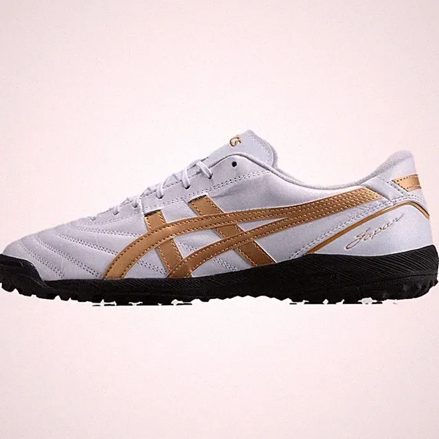 Asics C3 TF Turf Soccer Shoes Men's White Gold - 1113A056-100 Shoes
