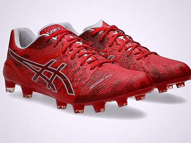 ASICS DS LIGHT ACROS 3 1101A070 600 Classic Red White Soccer Cleats