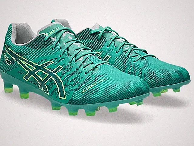 ASICS DS LIGHT ACROS PRO 3 1101A071 300 Aurora Green Misty Pine Soccer Cleats