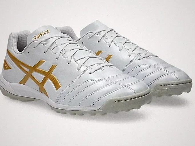 ASICS DS LIGHT CLUB TF "WIDE" 1103A112 105 White Pure Gold Soccer Cleats