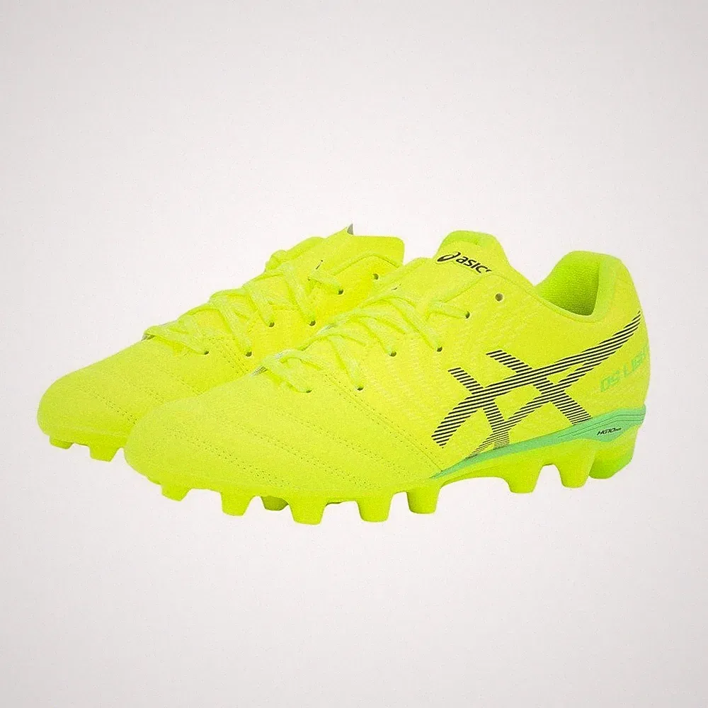 ASICS DS LIGHT JR GS 1104A054 750 Yellow Black Junior Soccer Cleats US 13K-5.5
