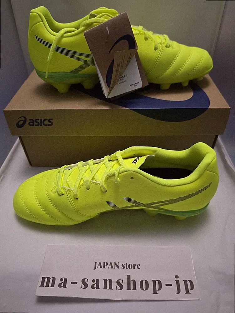 ASICS DS LIGHT JR GS Kids Soccer Cleats 1104A054 Yellow Black Youth Boots