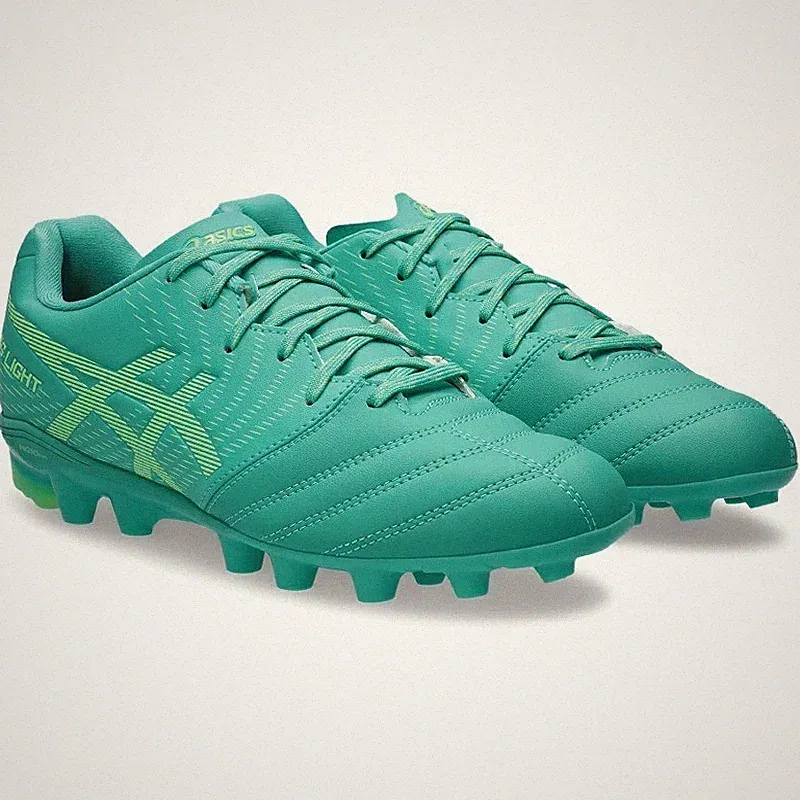 ASICS DS LIGHT Junior GS Soccer Cleats 1104A054-301 Teal Kids Firm Ground New