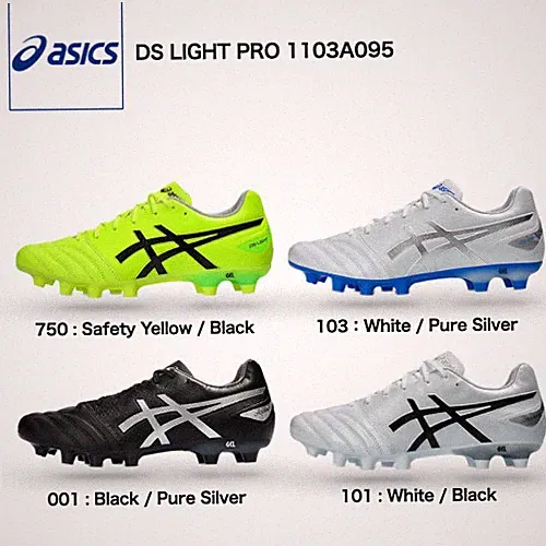 ASICS DS LIGHT PRO 1103A095 Soccer Cleats NEW Japan color variation