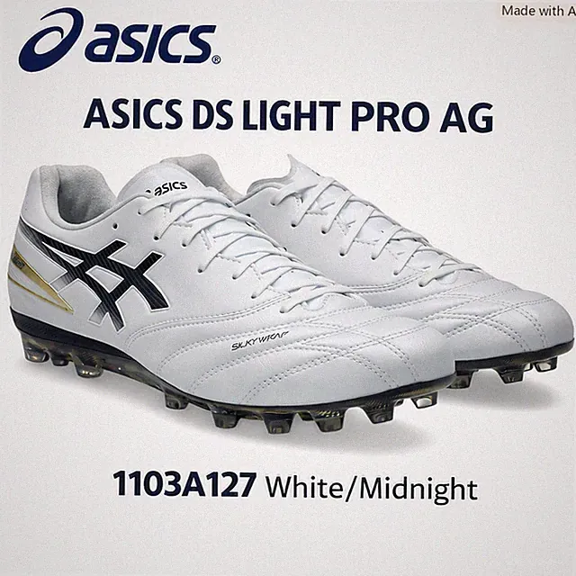 ASICS DS LIGHT PRO AG Soccer Cleats White/Midnight 1103A127