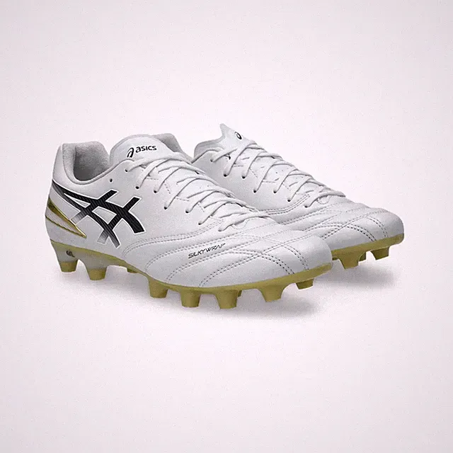 ASICS DS LIGHT PRO Soccer Cleats White Midnight Pure Silver 1103A126 Japan