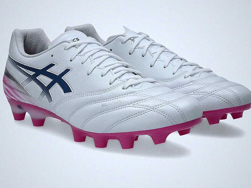 ASICS DS LIGHT PRO "WIDE" 1103A122 101 White Digital Sakura Soccer Cleats