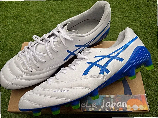 ASICS DS LIGHT X-FLY 6 1101A076 102 White/Asics Blue Men's Soccer Cleats