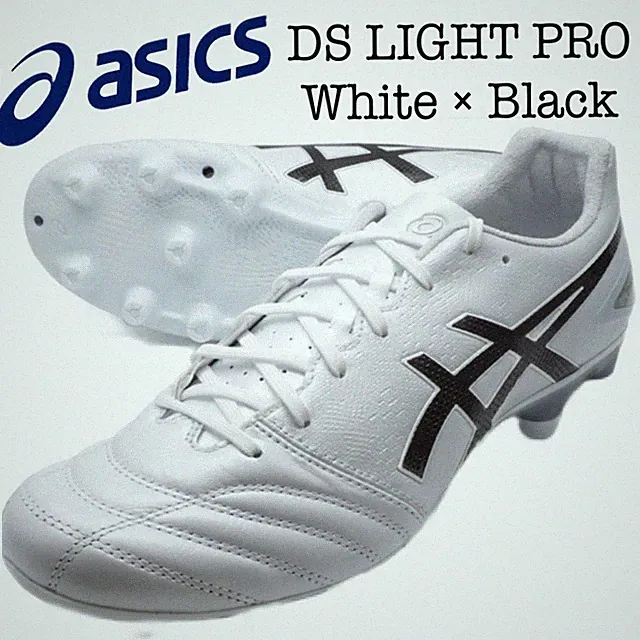 ASICS Football Cleats DS LIGHT PRO White Soccer Shoes 1103A095-101 US 6.5-11