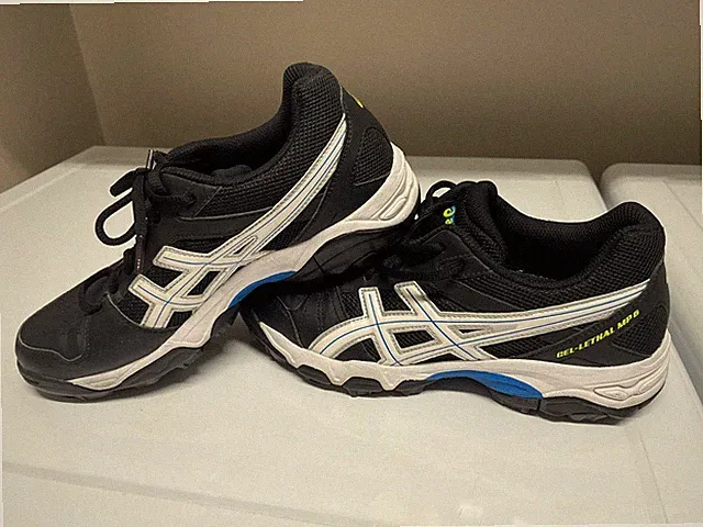 ASICS GEL-LETHAL MP6 Turf Shoes Womens Sz 7 LACROSSE FIELD HOCKEY RUGBY PERFECT!