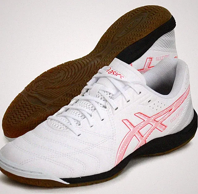 Asics JAPAN CALCETTO 9 TF Wide indoor Soccer Football Futsal Shoes 1113A037 Whit