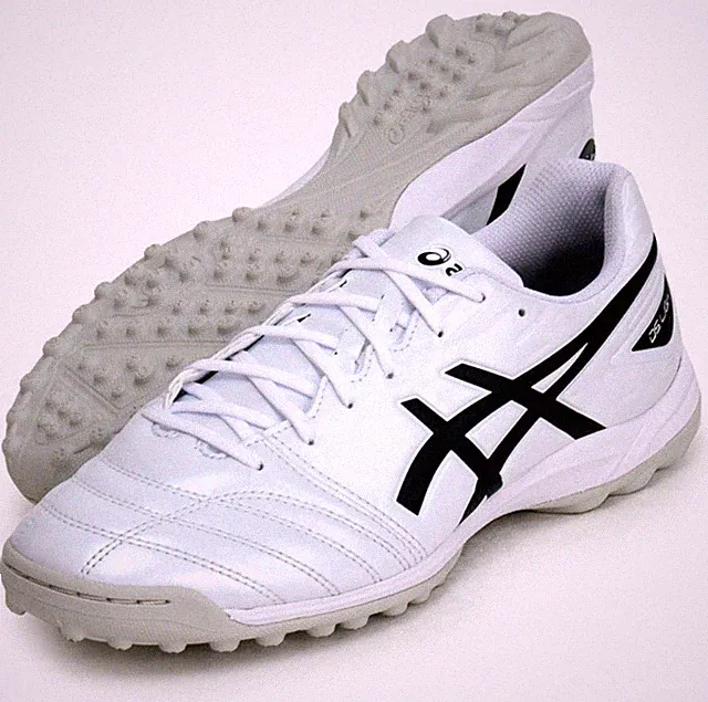 Asics JAPAN DS LIGHT CLUB TF Wide Soccer Football Turf Shoes 1103A112 White