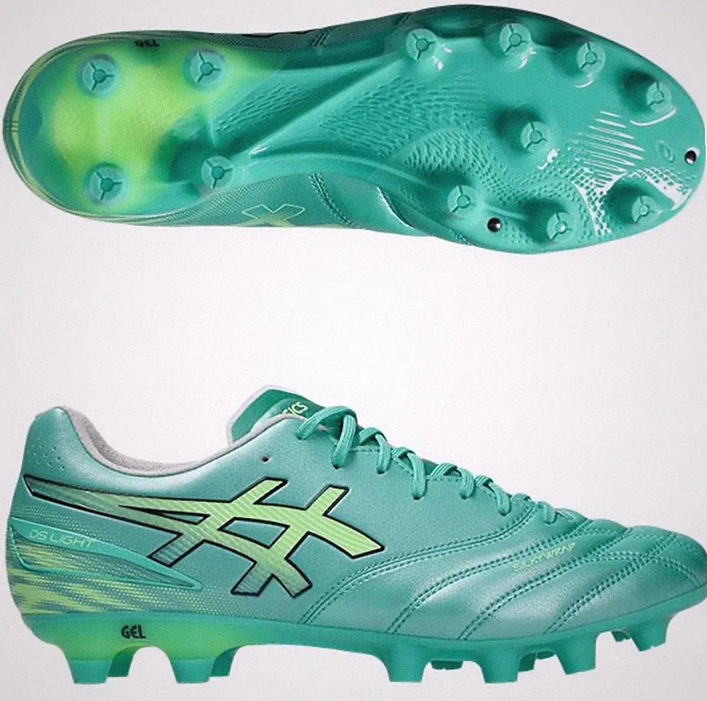 ASICS Japan DS LIGHT PRO 1103A126-300 Green Soccer Shoes Cleats Standard Fit