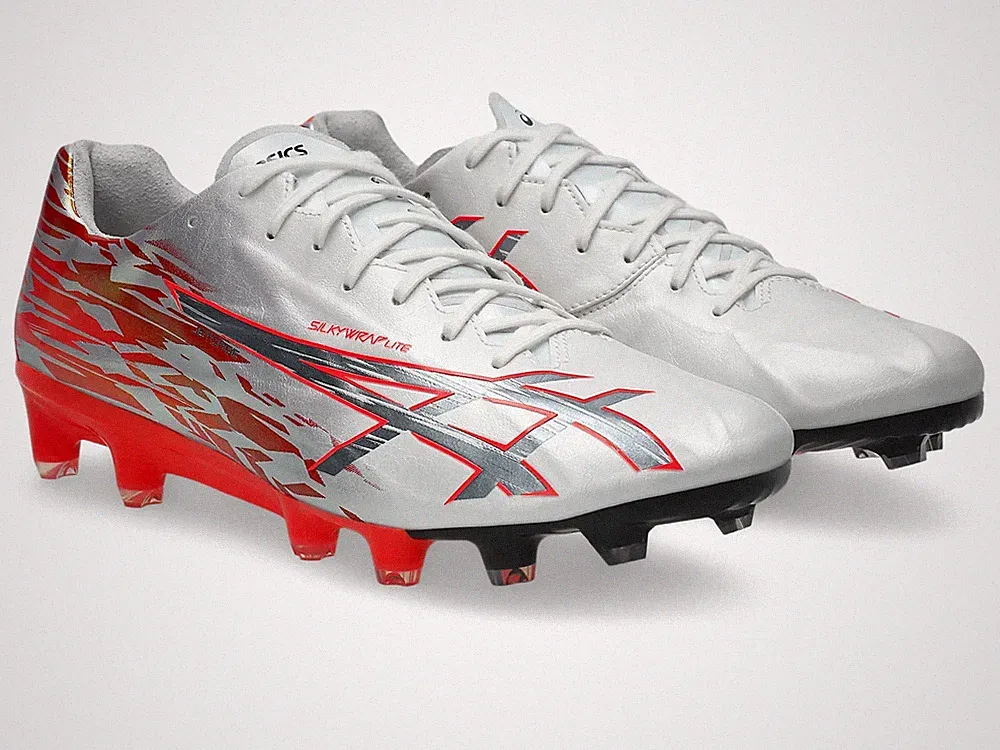 ASICS JETRAY ELITE 1103A149 100 White Flash Red Soccer Cleats
