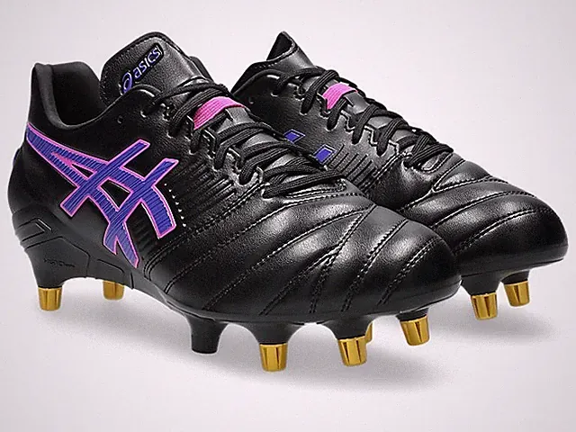 ASICS LETHAL RELENTLESS 1111A259 002 Black Cobalt Burst Rugby Cleats