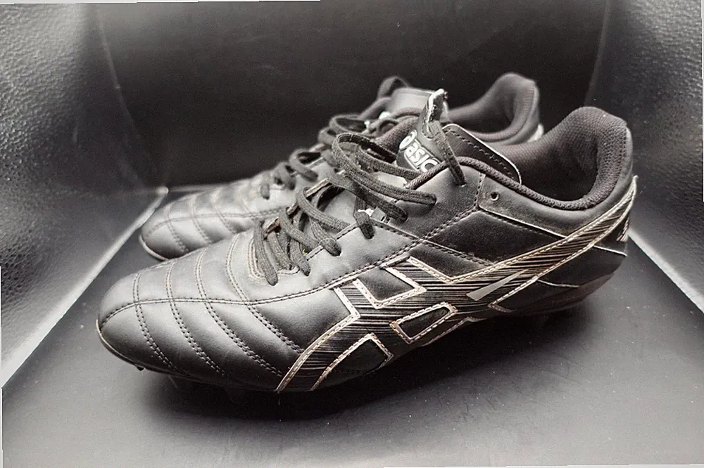 ASICS Lethal Speed RS Football Boots Mens US 10 Black Rugby Soccer Cleats