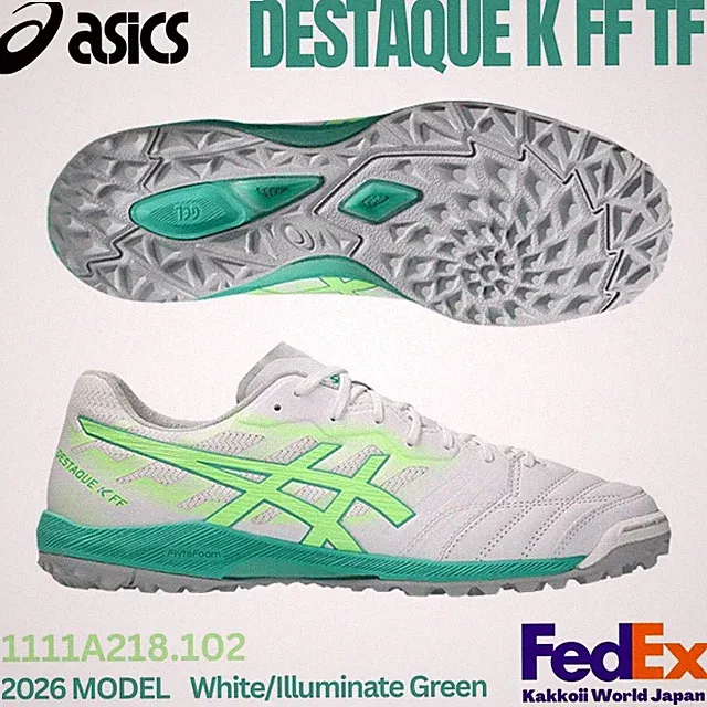 ASICS Men's Futsal Shoes DESTAQUE K FF TF Safety Yellow 1111A218.750 2025 NEW!