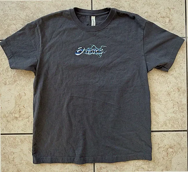 Asics Running Men's Short Sleeve Small Graphic T-Shirt Track Sports Racing Top