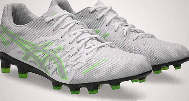 ASICS Soccer Cleats DS LIGHT ACROS PRO 3 1101A071-103 White/Green Gecko