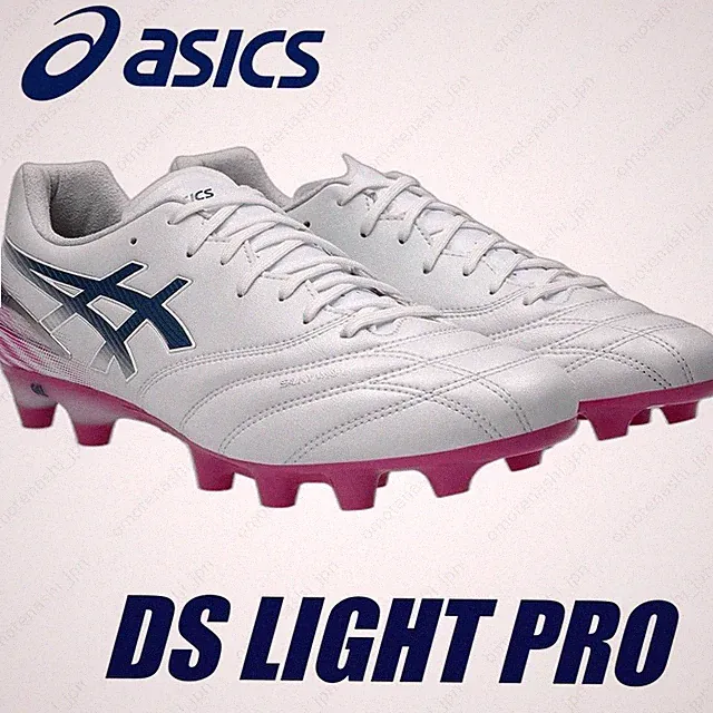 ASICS Soccer Cleats DS LIGHT PRO 1103A126-101 White/Digital Sakura