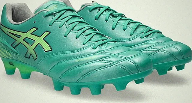ASICS Soccer Cleats DS LIGHT PRO 1103A126-300 Aurora Green/Illuminate Green