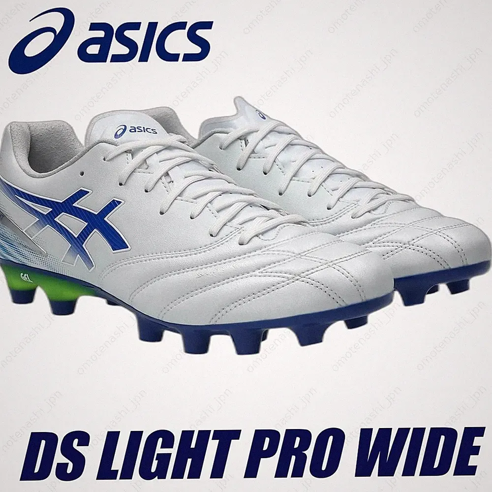 ASICS Soccer Cleats DS LIGHT PRO WIDE 1103A122-100 White/ASICS Blue