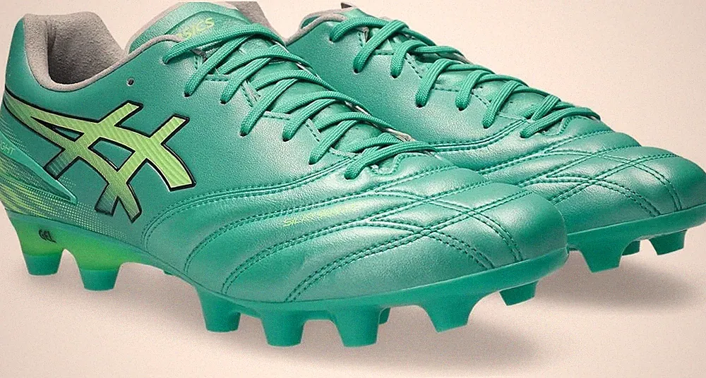 ASICS Soccer Cleats DS LIGHT PRO WIDE 1103A122-300 Aurora Green/Illuminate Green