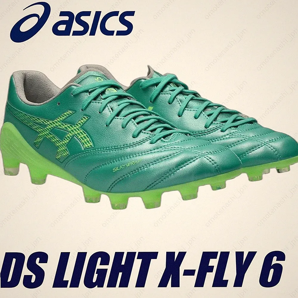 ASICS Soccer Cleats DS LIGHT X-FLY 6 1101A076-300 Aurora Green/Illuminate Green