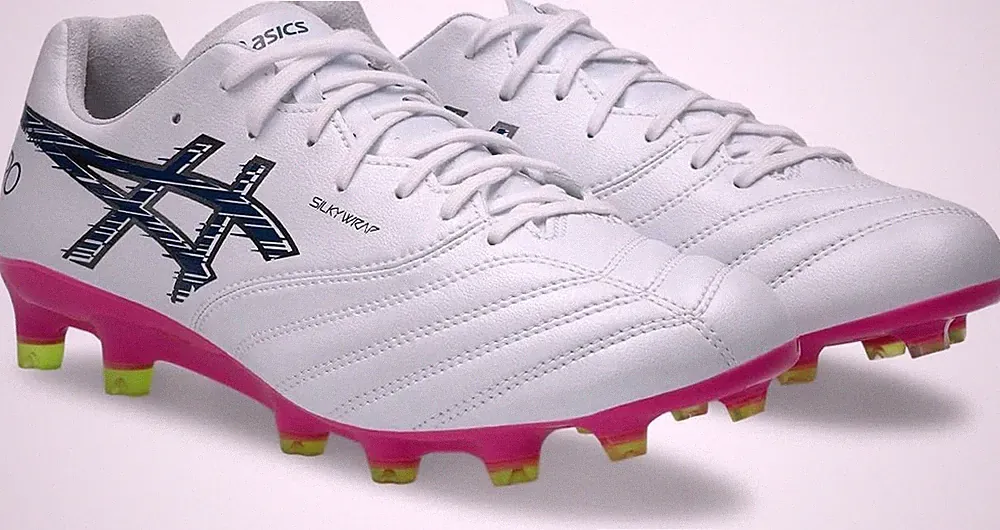 ASICS Soccer Cleats DS LIGHT X-FLY PRO 3 1101A072-104 White/Twilight Blue