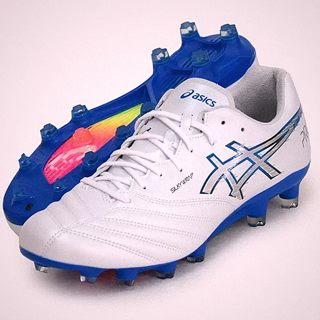 ASICS Soccer Cleats DS LIGHT X-FLY PRO 3 White/Electric Blue 1101A072 100 NEW